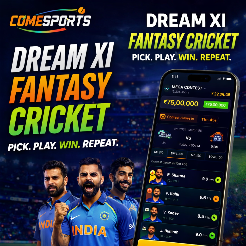 Come Sport Play IPL and live lineup timing